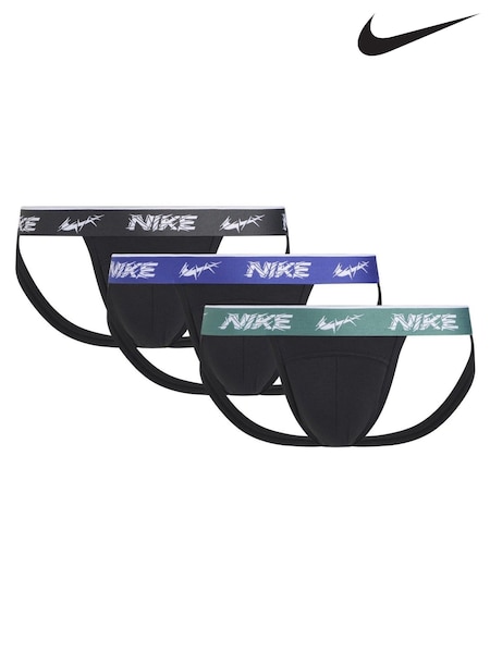 Nike Black Jock Straps 3 Pack (Y24283) | €40