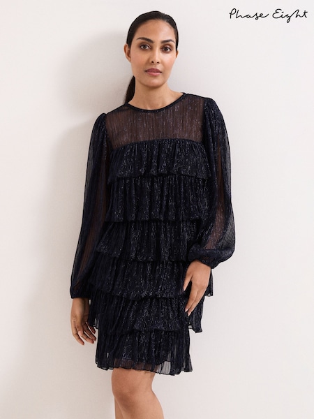 Phase Eight Blue Petite Nika Dress (Y24706) | €190