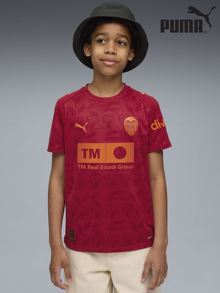 Puma Red Valencia CF 25/26 Youth Boys Away Jersey (Y24769) | €86