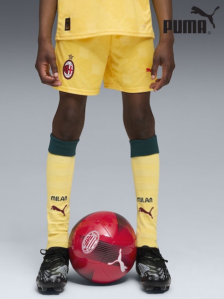 Puma Yellow AC Milan 25/26 Youth Boys Shorts (Y24777) | €40