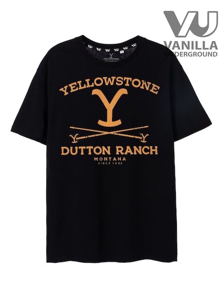Vanilla Underground Yellow stone Dutton Ranch Sleeved T-Shirt (Y24935) | 37 €
