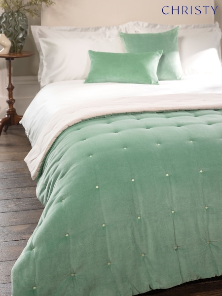 Christy Jade Jaipur Velvet Quilted Throw (Y24993) | €218