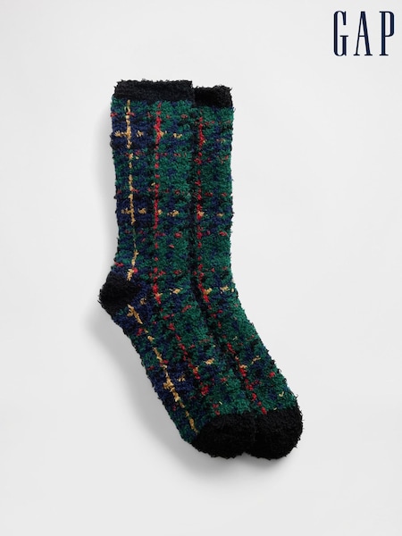 Gap Green Check Cosy Socks (Y25484) | €9