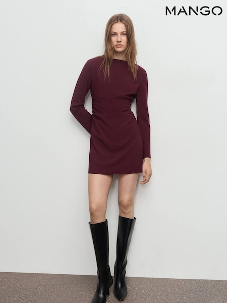 Mango Red Saha Dress (Y25526) | €59