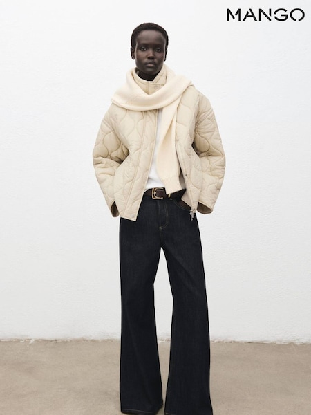 Mango Brown Oversize Quilted Down Anorak (Y25527) | €77