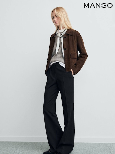 Mango Black Emma Trousers (Y25788) | €63