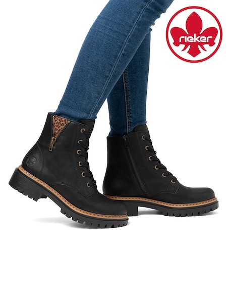 Rieker Black  Zipper Boots (Y25946) | €102