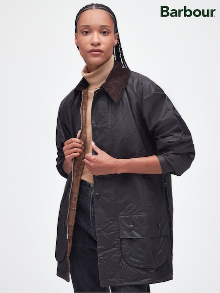 Barbour® Black Beaufort Wax Rustic Coat (Y26041) | €381