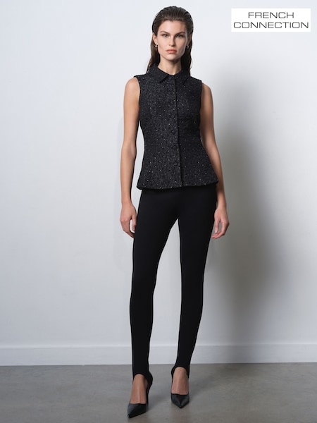 French Connection Yelena Jacquard Waistcoat (Y26045) | R$ 880