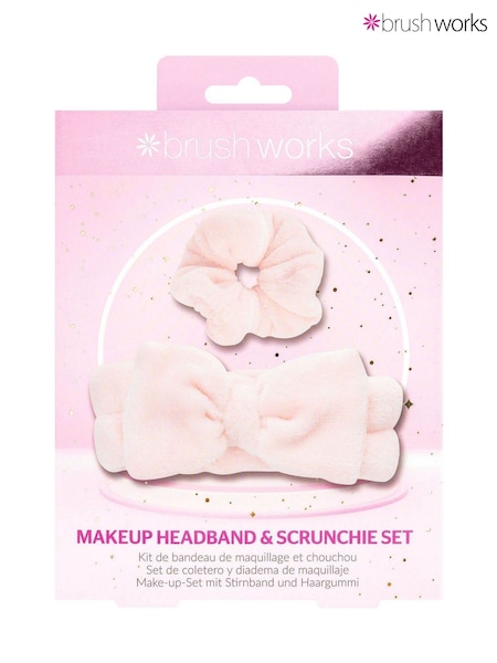 Brush Works Makeup Headband & Scrunchie Set (Worth £10) (Y26101) | €10.50