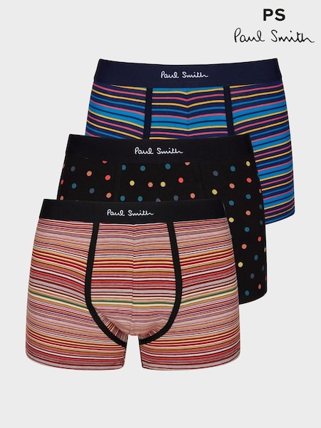 PS Paul Smith Black Printed Boxers 3 Pack (Y26400) | AED268