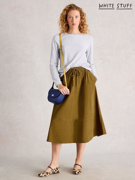 White Stuff Tilly Cord Midi Skirt (Y26752) | R$ 640