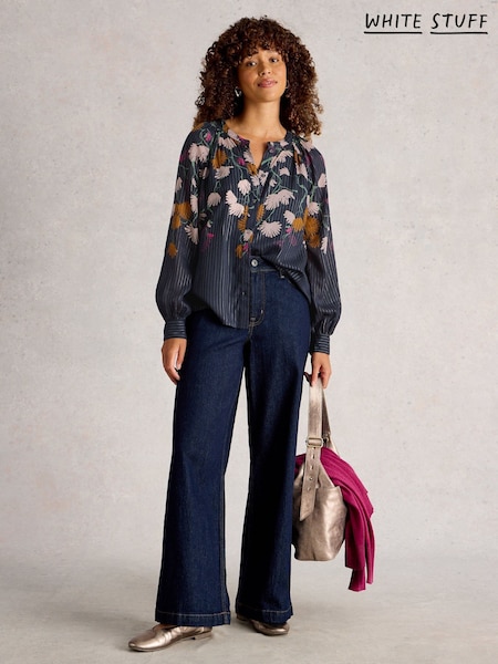 White Stuff Blue Yuki Top (Y26785) | €97