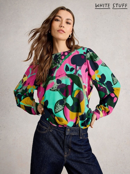 White Stuff Pink Ulla Top (Y26788) | €78