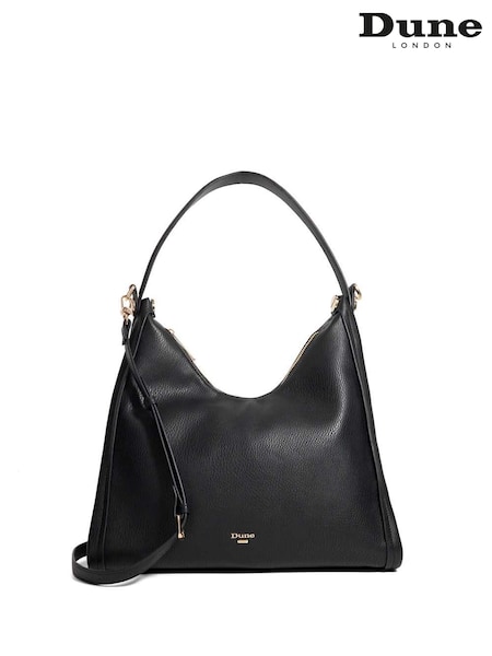 Dune London Black Declared Large Slouch Shoulder Bag (Y26913) | R$ 980