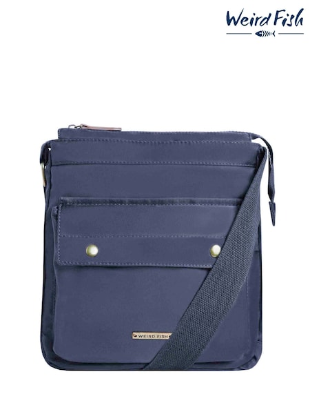 Weird Fish Blue Arman Cross Body Bag (Y27264) | R$ 375