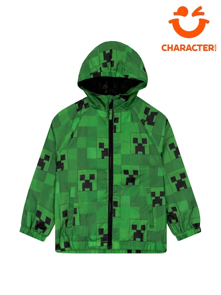 Character Green Minecraft Creeper Raincoat (Y27288) | AED165