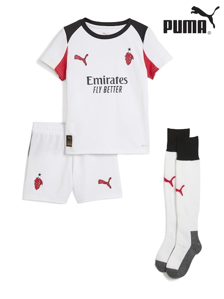 Puma White AC Milan 25/26 Kids Away Minikit (Y27356) | €80