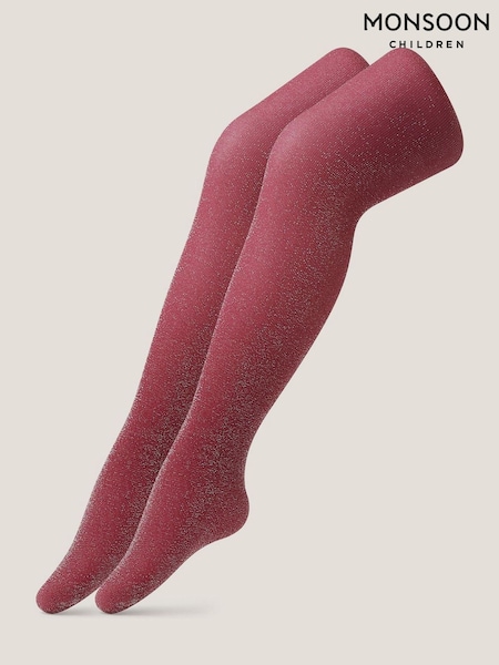 Monsoon Red 2-Pack Glitter Tights (Y27365) | AED128 - AED135
