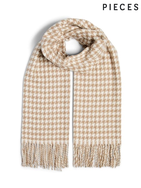 PIECES Brown Wool Scarf (Y27390) | 124 QAR