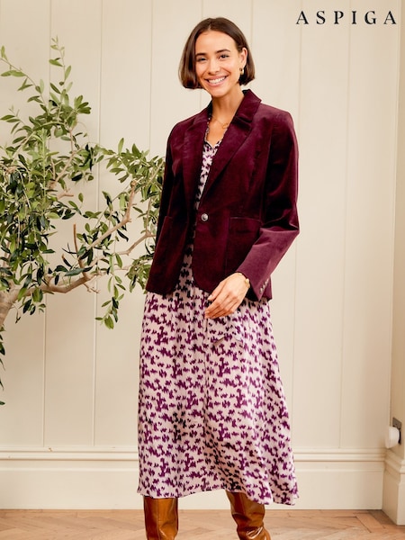 Aspiga Minette Viscose Crepe Printed Shirt Dress (Y27435) | 281 €