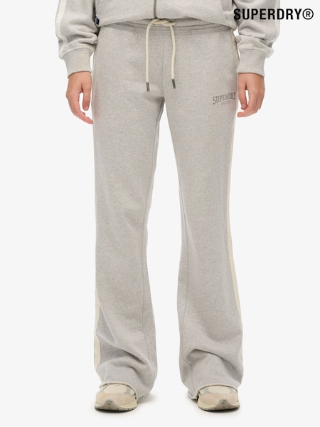 Superdry Grey Athletic Stripe Flare Joggers (Y27554) | €58