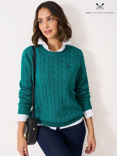 Crew Clothing Cotton & Cashmere Chunky-Knit Jumper (Y27791) | 83 €