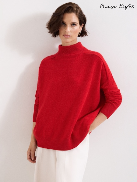 Phase Eight Red Louanna Fleece (Y27835) | €159