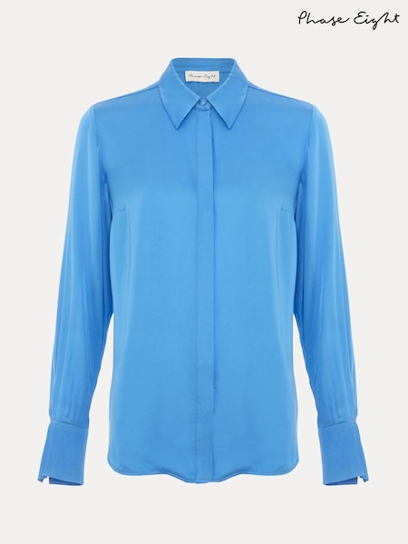 Phase Eight Novie Satin Shirt (Y27836) | ‏377‏₪