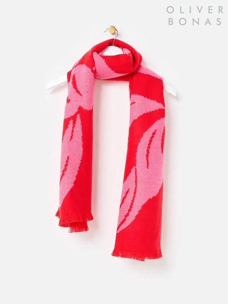 Oliver Bonas Red Bow Midweight Scarf (Y28016) | R$ 390