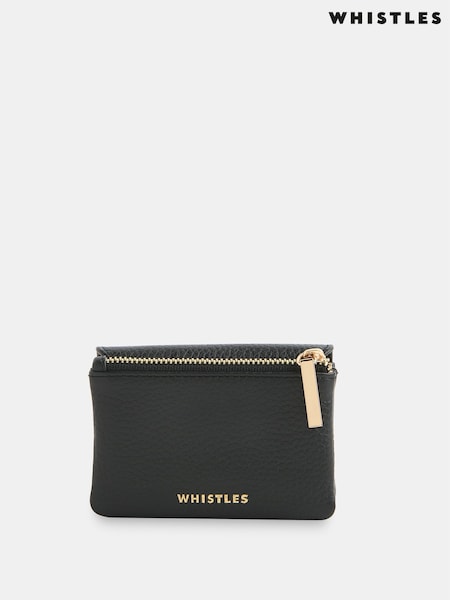 Whistles Black Eli Triple Pouch Compact Purse (Y28381) | €58
