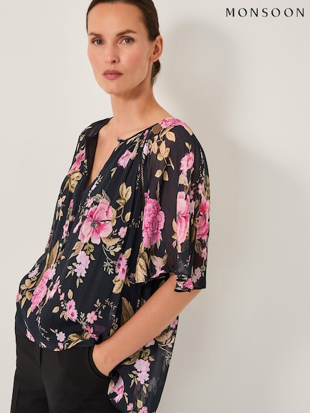 Monsoon Mariel Floral Print Blouse (Y28464) | R$ 740