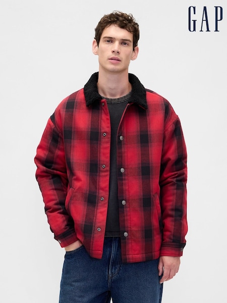 Gap Stranger Things Sherpa-Lined Shirt Jacket (Y28680) | 177 €