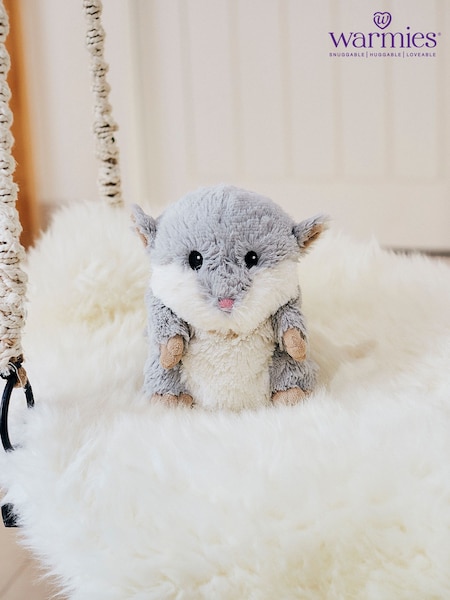 Warmies Grey Large Hamster Fully Heatable Plush Toy (Y28823) | €32