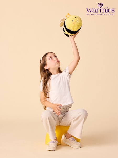 Warmies Yellow and Black Large Honey Bee Fully Heatable Plush Toy (Y28840) | €32