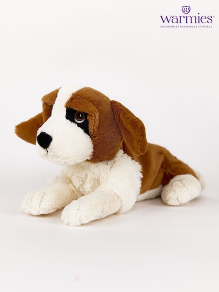 Warmies Brown and White Large St Bernards Fully Heatable Plush Toy (Y28846) | €32