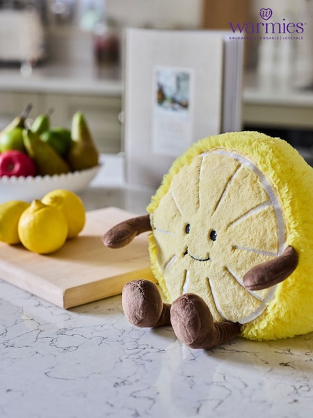 Warmies Yellow Large Lemon Fully Heatable Plush Toy (Y28850) | €32