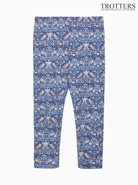 Trotters London Blue Strawberry Thief Leggings (Y29102) | AED186 - AED210