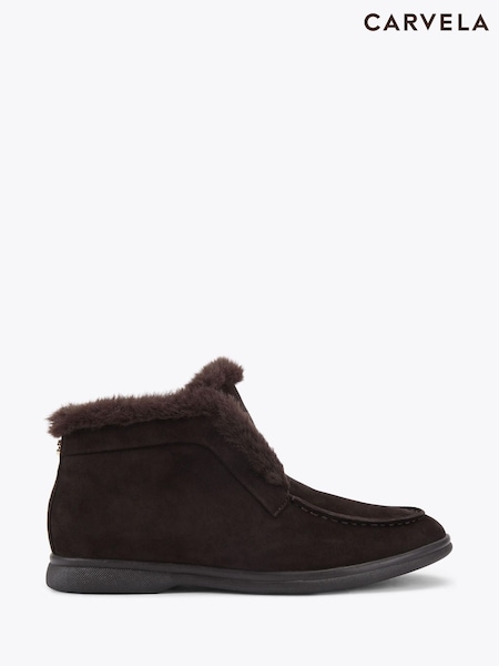 Carvela Brown Fia Bootie Boots (Y29190) | €216
