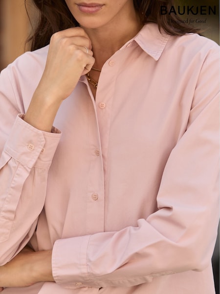 Baukjen Pink Riemke Cotton Shirt (Y29442) | R$ 1.175