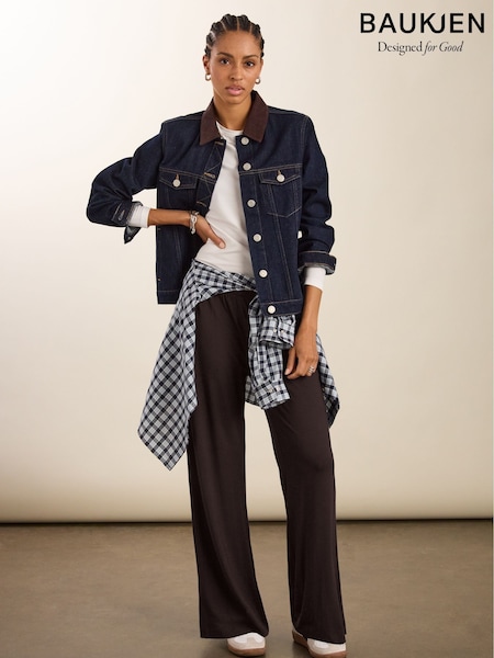 Baukjen Palazzo Brown Trousers (Y29451) | €131