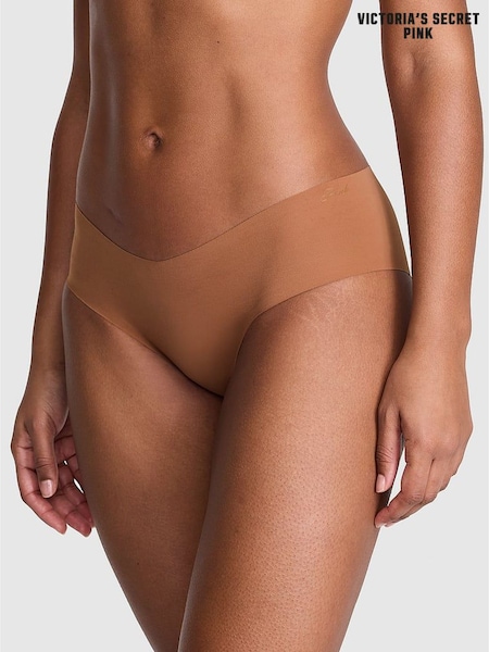 Caramel Nude - Victoria's Secret Pink No Show Knickers