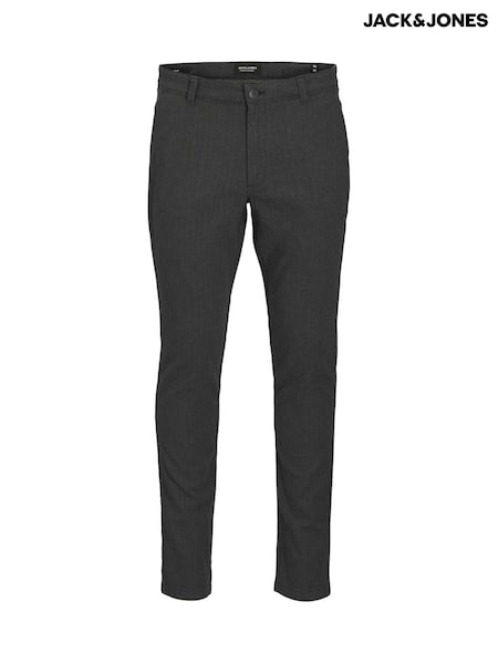 JACK & JONES Grey Slim Fit Chino Trousers (Y29659) | €44