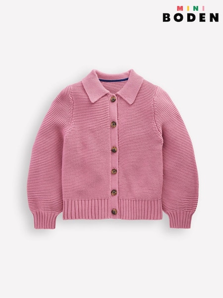 Boden Pink Collared Cardigan (Y30030) | €58 - €67