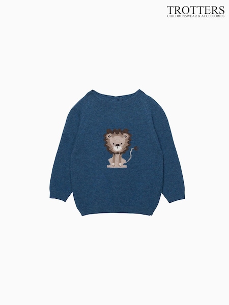 Trotters London Baby Blue Augustus Jumper (Y30181) | €73