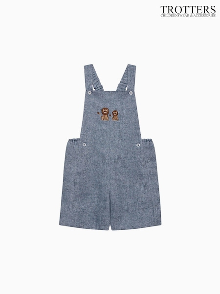 Trotters London Blue Lion Alfie Bib Shorts (Y30183) | €66