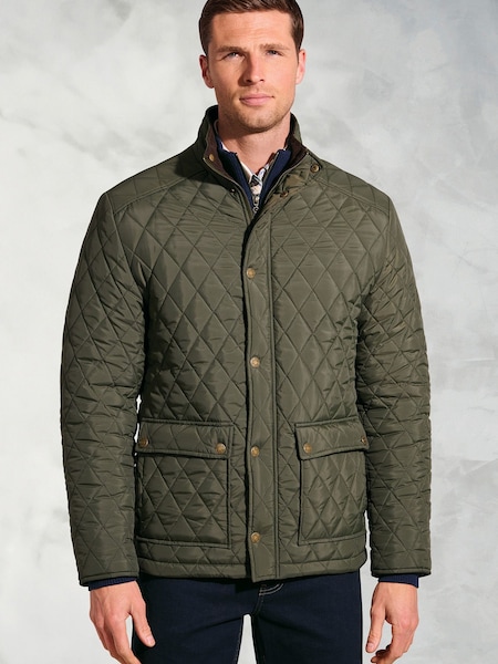 Brook Taverner Green Quilted Water Repellent Jacket (Y30255) | €131