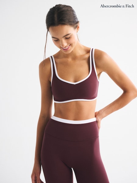 YPB Abercrombie & Fitch Red YPB studioFLEX Sports Bra (Y30285) | AED169