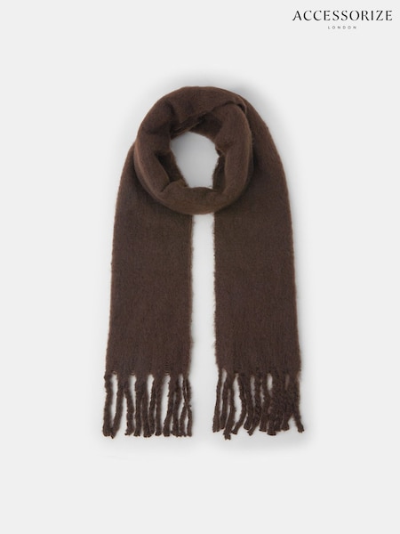 Accessorize Brown Super Soft Plain Scarf (Y30451) | 170 QAR