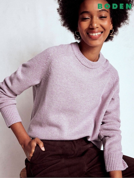 Boden Purple Tall Marion Merino Jumper (Y30960) | €126